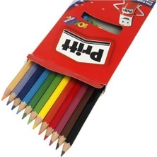 Pritt Boya Kalemi 12 Renk Tam Boy Karton Kutu