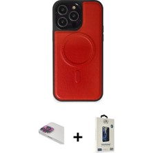 İlkyaz Fashion Ieg™ iPhone 13 Pro Max Kılıf Zirve Işık Serisi - Siyah Bilvis Hayalet Cam Ekran Koruyucu + Gö