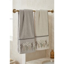 Özdilek Siddy Garden 50X90 cm 2'li Kutulu Nakışlı Havlu