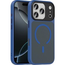 Mey Ithalat   iPhone 17 Pro Max Megane Magsafe Kapak - Lacivert