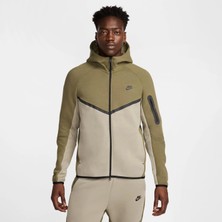 Nike Tech Fleece Full-Zip Windrunner Hoodie Haki Yeşil Erkek Sweatshirt | HV0949-222