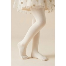 Le Mabelle Ekru Kız Çocuk Koton Külotlu Çorap