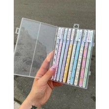 Kutulu Unicorner 10'lu Renkli Tükenmez Jel Kalem Seti