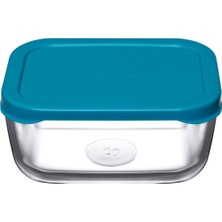 Paşabahçe Snow Box Saklama Kabı Turkuaz - 1 Adet