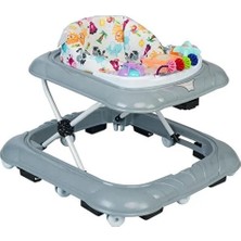 Bebemania Müzikli Bebek Yürüteç 360 Derece Döner Tekerlekli