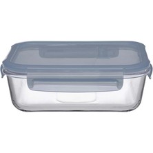 Paşabahçe 2'li Lockie Lock Saklama Kabı 600 cc Mavi - 1 Adet