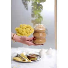 PremiumPort 6'lı Tasarım Cam Kokteyl Bardağı, Şık Dalgalı Form, Sunum Için Mükemmel