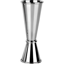 PremiumPort Ikili Çelik Ölçek-Jigger 30/60 Ml, Paslanmaz Çelik Kokteyl Ölçüsü