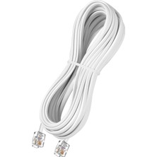 Cablecable Telefon Hat Kablosu 10 Metre Beyaz
