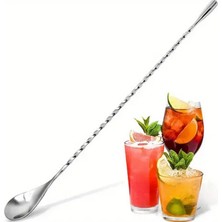 Teknotrust 30 cm Profesyonel Kokteyl ve Bar Kaşığı, Şık ve Dayanıklı Tasarım