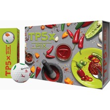 Taylor Made TP5X Pix Peppers Golf Topu Yüksek Hız Premium Seri