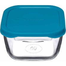 Paşabahçe Snow Box Saklama Kabı Mavi 275 cc - 1 Adet