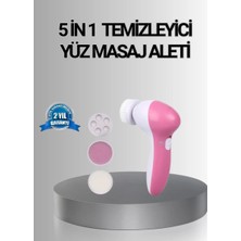 SHC4200 5 Başlıklı Yüz Masaj Aleti – Cilt Temizleme, Peeling, Siyah Nokta Gözenek Bakımı