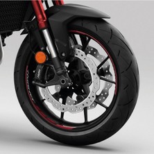 Allivo Honda Hornet 750 Sticker Jant Iç & Dış Orijinal Jant Sticker Etiket Modeli - Kırmızı