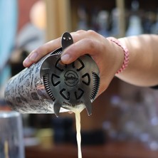 PremiumPort Paslanmaz Çelik Kokteyl Süzgeci, Profesyonel ve Şık Tasarım