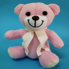 My Best Store Pembe Peluş Atkılı Oyuncak Ayıcık