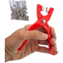 My Best Store Yuvarlak Halkalı Kuş Gözü Pensesi 9.5 mm - Bebek Elbise Çıtçıt Montaj Seti 100LÜ