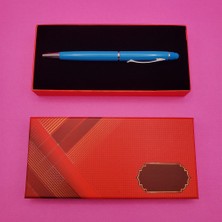 My Best Store Kutulu Metal Turkuaz Kalem