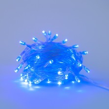 My Best Store Ieg™  10 Metre 100 Ledli 8 Fonksiyonlu Dekoratif Lambader Mavi Lamba
