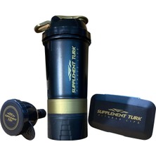 PremiumPort 3'lü Eşsiz Shaker, Pillbox ve Huni Seti, Pratik ve Şık Tasarım