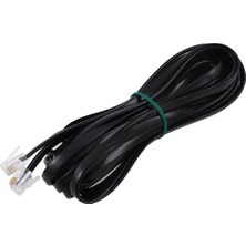 Cablecable Telefon Hat Kablosu 5 Metre Siyah