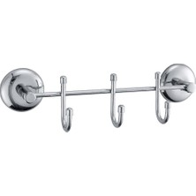 My Best Store Ieg™  3 Kancalı Dekoratif Askılık Mutfak Banyo Duvar Yüzeyi Askısı