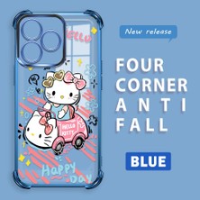 HONTINGA Realme Note 50 ile Uyumlu Şeffaf Kılıfı Düşüme Önleyici Basitlik Anti Düşme Kamera Korumali Hello Kitty Desen Yumuşak Silikon Telefon Kılıfı Kadın ve Erkek Için Uygundur K3-0193