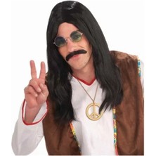 My Best Store Uzun Barış Manço Peruğu ve Bıyığı
