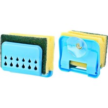 My Best Store Ieg™  Pratik Mutfak Lavabo Vantuzlu Bulaşık Süngeri Askısı Aparatı