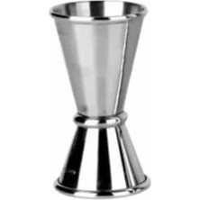 PremiumPort Ikili Çelik Ölçek Jigger 15/30 Ml, Profesyonel Mutfak ve Bar Aksesuarı