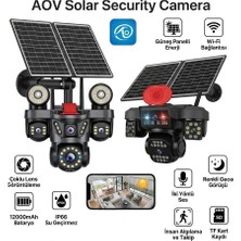 OEM OK-336 4 Kameralı 4g Sim Kartlı Çift Panelli Profesyonel Akıllı Kamera