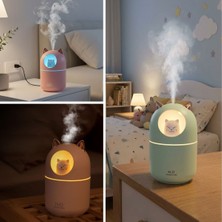 My Best Store Ieg™ Kedicik Figürlü Hava Nemlendirici – Ultrasonik Soğuk Buhar Makinesi, LED Işıklı Masa�