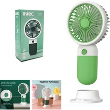Avec AV-F139 Taşinabilir Mini Fan Şarjlı Telefon Tutuculu