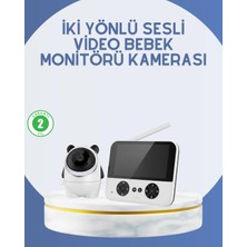 My Best Store Kablosuz Bebek Monitörü 720P Görüntü ve Geniş Ekran