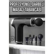 SHC4200 Masaj Tabancası 4 Başlıklı Kas Vücut Ağrıları Için Şarjlı Darbeli