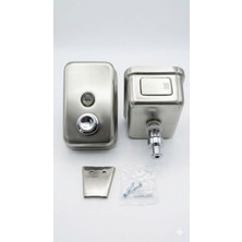 Çankaya Lüks Kare Krom Sıvı Sabunluk