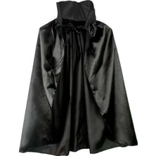 SHC4200 Siyah Renk Yakalı Halloween Pelerini 90 cm