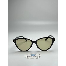 Güneş Gözlüğü Soft Renk Trend Model Nude Çerçeve Siyah Cam Renk 53 Ekartman