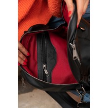 MEGA Çok Bölmeli Yumuşak Deri Kadın Sırt Çantası – Günlük Kullanım Büyük Boy Sırt Çantası