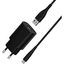 Veltex 13W Type-C Şarj Aleti 2.6A Hızlı Şarj Adaptörü + USB Kablo Ev Tipi