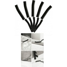 My Best Store 5 Adet Ince Kıl Fırça Banyo Mutfak Pencere Oluk Klozet Kenarı Kavisli Detay Temizleme Fırças�
