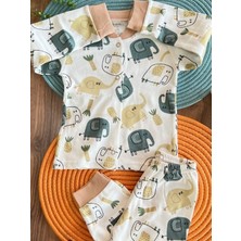 Saye Kids Fil Desen Bebek Pijama Takımı