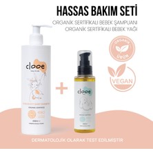 Clooe Organik Sertifikalı Göz Yakmayan Gluten İçermeyen Yağlı His Bırakmayan 2'li Bakım Seti