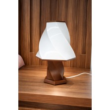 Yapı3D Modern Dekoratif Abajur | LED Ampul Masa Lambası | Geometrik Tasarım