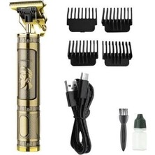 My Best Store PS-033 Çelik Kasa Profesyonel T-Bıçak Saç Sakal Ense ve Çizim Tıraş Makinesi