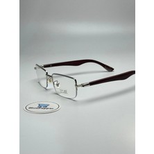 Cartyy V13 Mavi Işık Korumalı Gözlük Ahşap Detaylı Çerçeve 55 Ekartman