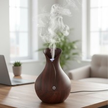 My Best Store Ieg™ Damla Model Akasya Renk Hava Nemlendirici – Ultrasonik Soğuk Buhar Makinesi, LED Işıklı