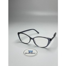 Karga | Cateye Mavi Işık Filtreli Ekran Gözlüğü Optik Uyumlu Camları Değişebilir 53 Ekartman