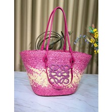 Ges Shop Kadın Hasır Plaj Günlük Çanta