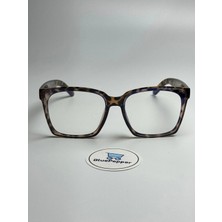 Zoktay Gözlüğü Leopar Dikdörtgen Mavi Işık Filtreli Gözlük Optik Uyumlu Camları Değişir 59-19-146